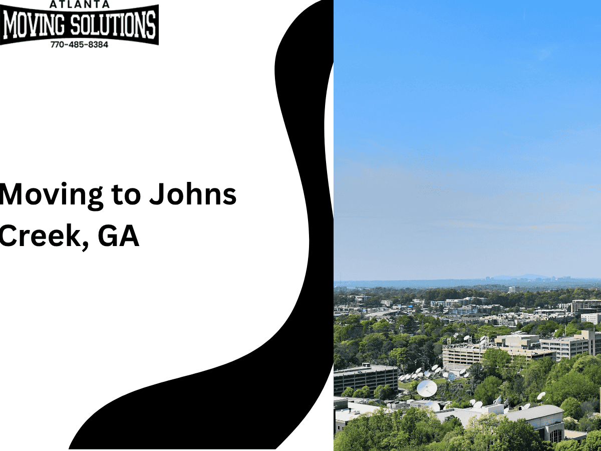 Moving to Johns Creek, GA
